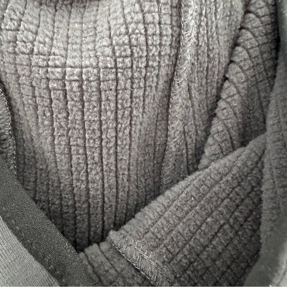 Gerry Men's M Full Zip Hoodie Jacket Grey Lightweight Waffle Knit Lining Soft‎ - Picture 11 of 13